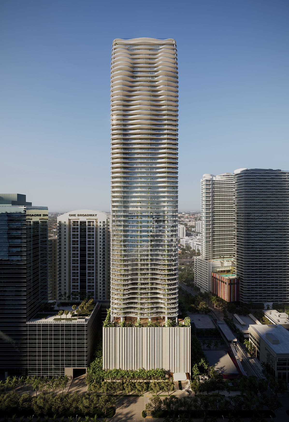 The Residences at 1428 Brickell — exterior